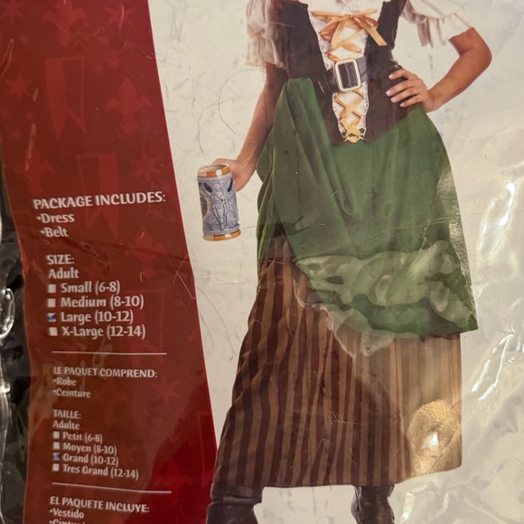 California Costume Tavern Wench costume - Picture 4 of 4